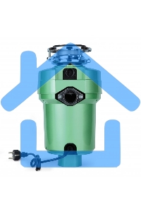 Измельчитель пищевых отходов Бирюса WD-750E2 750Вт, зеленый