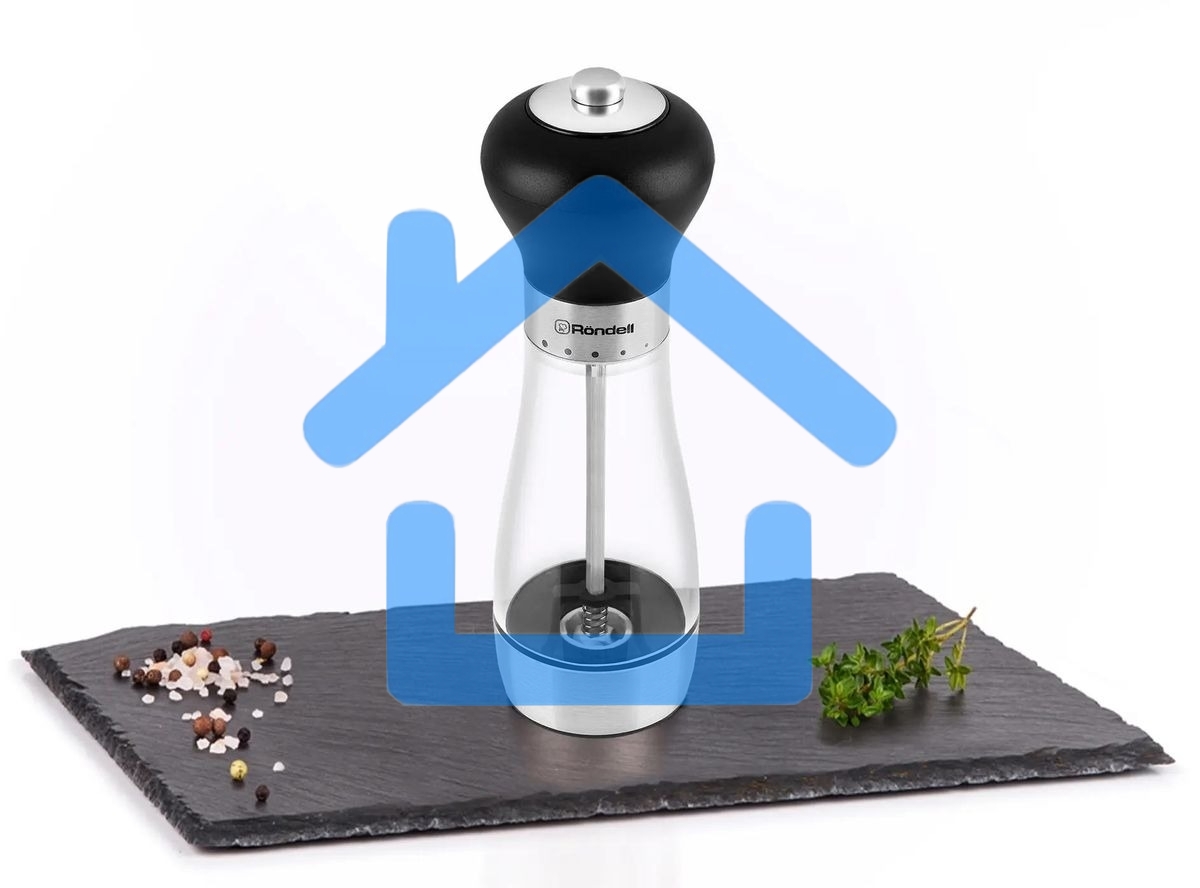 Мельница для перца и соли Rondell Buffalo RD-1503, стальной