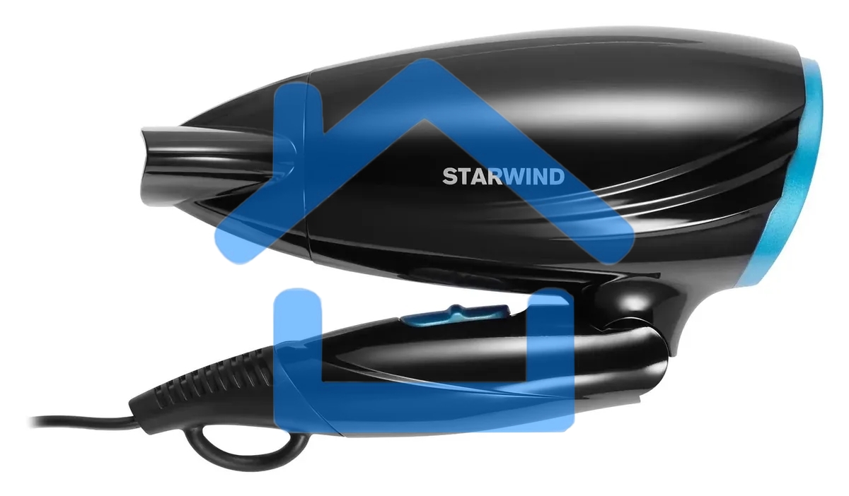 Фен Starwind SHD 7066 1600Вт черный/синий
