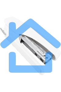 Степлер Deli E0238 N10 (12 листов) встроенный антистеплер, ассорти, 50 скоб, коробка