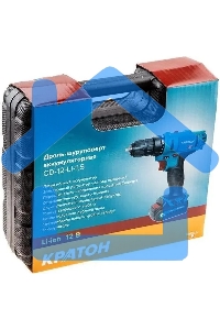 Дрель-шуруповерт аккумуляторная Кратон CD-12-Li-1,5