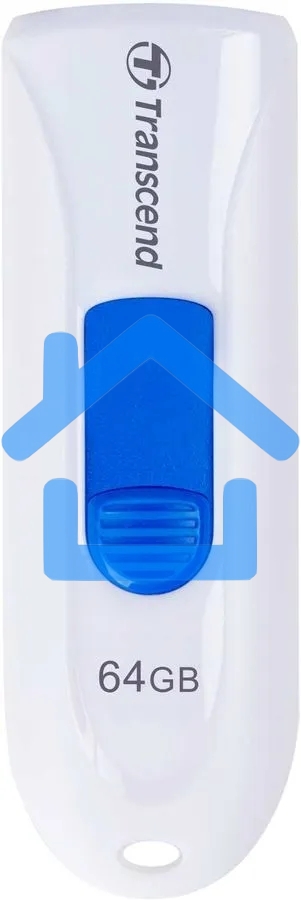 Флешка USB R/W 64Gb Transcend JetFlash 790, USB 3.0, белый/синий