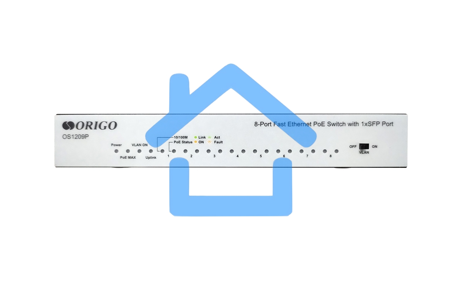Коммутатор РоЕ OS1209P/80W/A1A