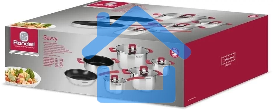 Набор посуды 10 предм Rondell Savvy RDS-1189