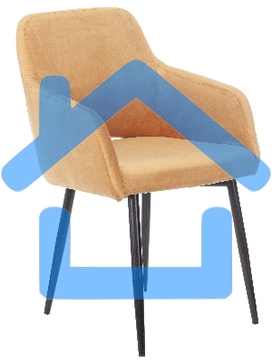 Кресло офисное Бюрократ CH-380F янтарный Italia 9, на ножках, металл черный