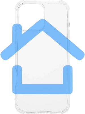 Чехол (клип-кейс) BoraSCO для Apple iPhone 16 Pro Max Bumper Case прозрачный