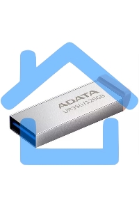 Флешка USB ADATA UR350 (UR350-128G-RSR/BG), 128 Gb, USB 3.2, R/W 100/15, серебристый/коричневый
