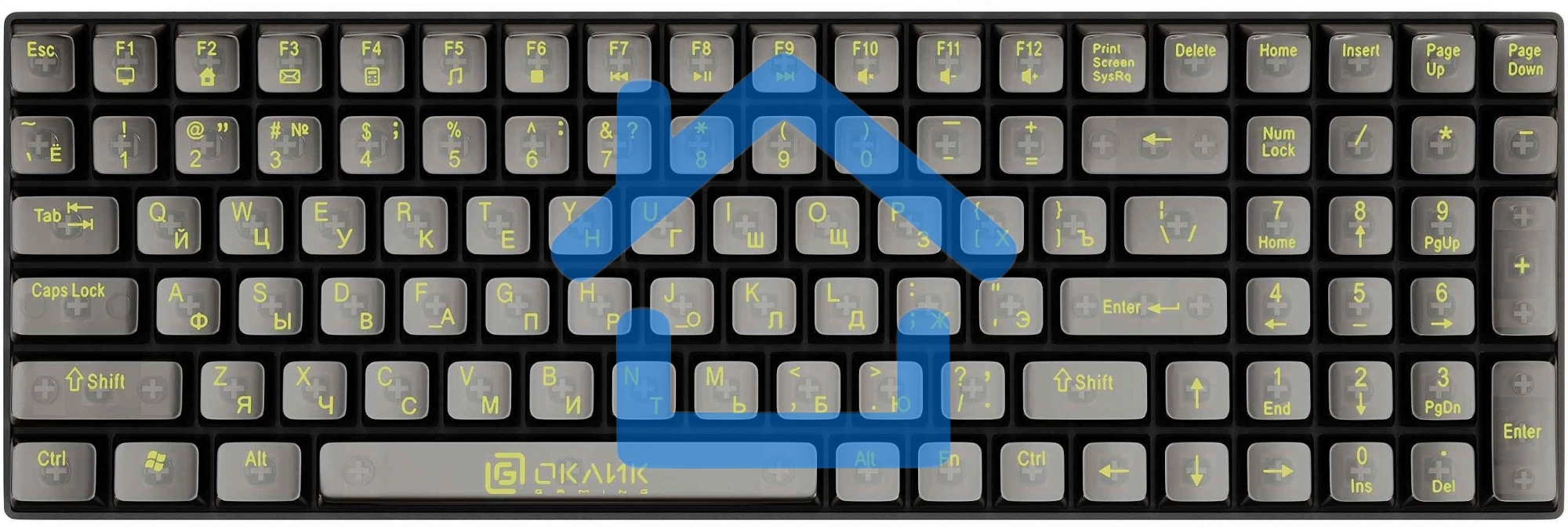 Клавиатура Oklick 915GK (1790371) проводная, USB, черный