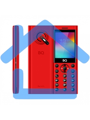 Мобильный телефон BQ 2458 Barrel L красный/черный