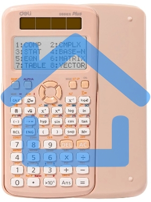 Калькулятор научный Deli ED991ES розовый 10+2-разр.
