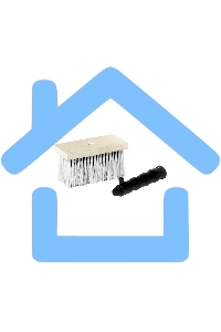 Кисть макловица Rexant 89-0402 180x80 мм искусственная щетина, деревянный корпус