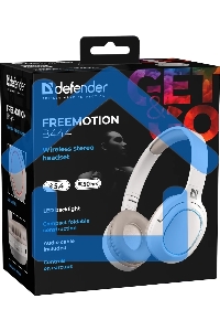 Гарнитура клавиатура Defender FreeMotion B444 бежевый, микрофон, Bluetooth
