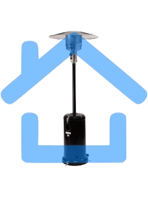 Камин уличный газовый инфракрасный Грибок, 13кВт Rexant