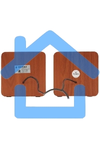 Акустическая система 2.0 Gembird SPK-206, МДФ, коричневый, 5 Вт, регулятор громкости, USB-питание