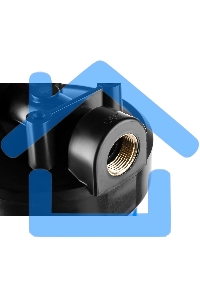 Корпус магистрального фильтра Гейзер 10BB с латунными вставками