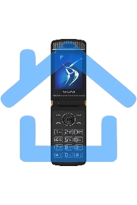 Мобильный телефон Maxvi E11 черный/золотой