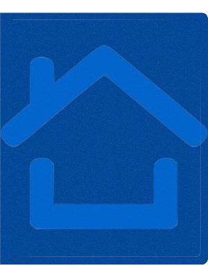 Папка на 2-х кольцах Silwerhof Eco A4, пластик, 0.5мм, синий