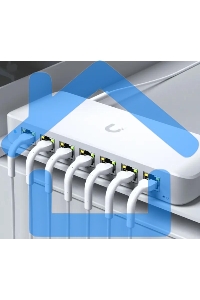 Коммутатор Ubiquiti UniFi Switch Ultra 60W PoE-коммутатор, 8х 1G RJ45, раздача 52 Вт