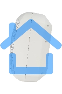 Акустическая система Intrend [ITSPK-MSK4-W] двухполосная, корпусная: 4