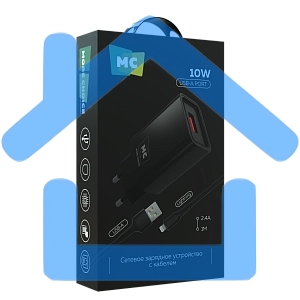 Зарядное устройство MORE CHOICE (4620202555687) NC07i СЗУ 1USB 2.0A, черный