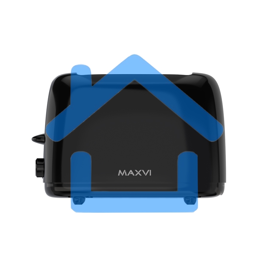 Тостер Maxvi KT723P черный