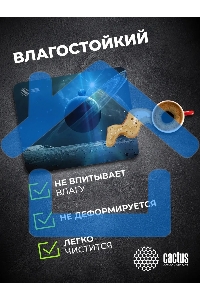 Коврик для мыши Cactus Saturn 300x250x2мм (CS-MPC-P03M)