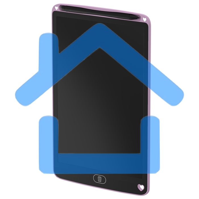 Графический планшет LCD для заметок и рисования Maxvi MGT-02 pink