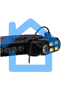 Фонарь аккумуляторный налобный AccuFH6-4COB/L3W 3Вт XPE+4 COB аккум. 18650 1200мА·ч ближн./дальн. свет 4 режима IP20 ФАZА 5044760