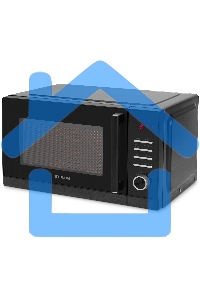 Микроволновая печь Hyundai HYM-D3012 черный 25л 800Вт кнопки, поворотный механизм