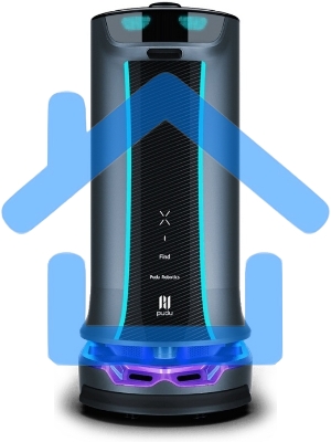 Робот-официант Pudu Robotics HolaBot HL100 Standard Model HL-BT-02