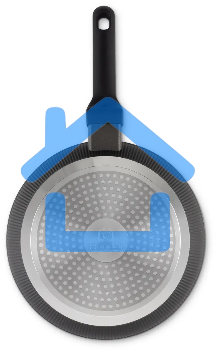 Сковорода Rondell Shell RDA-1929 круглая 28см покрытие: Xylan Plus ручка несъемная (без крышки) серый