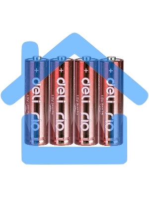 Батарея Deli Rio AAA (4шт) спайка