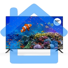 Телевизор Триколор 50” H50U5500SA черный Direct LED UHD 60Hz Smart