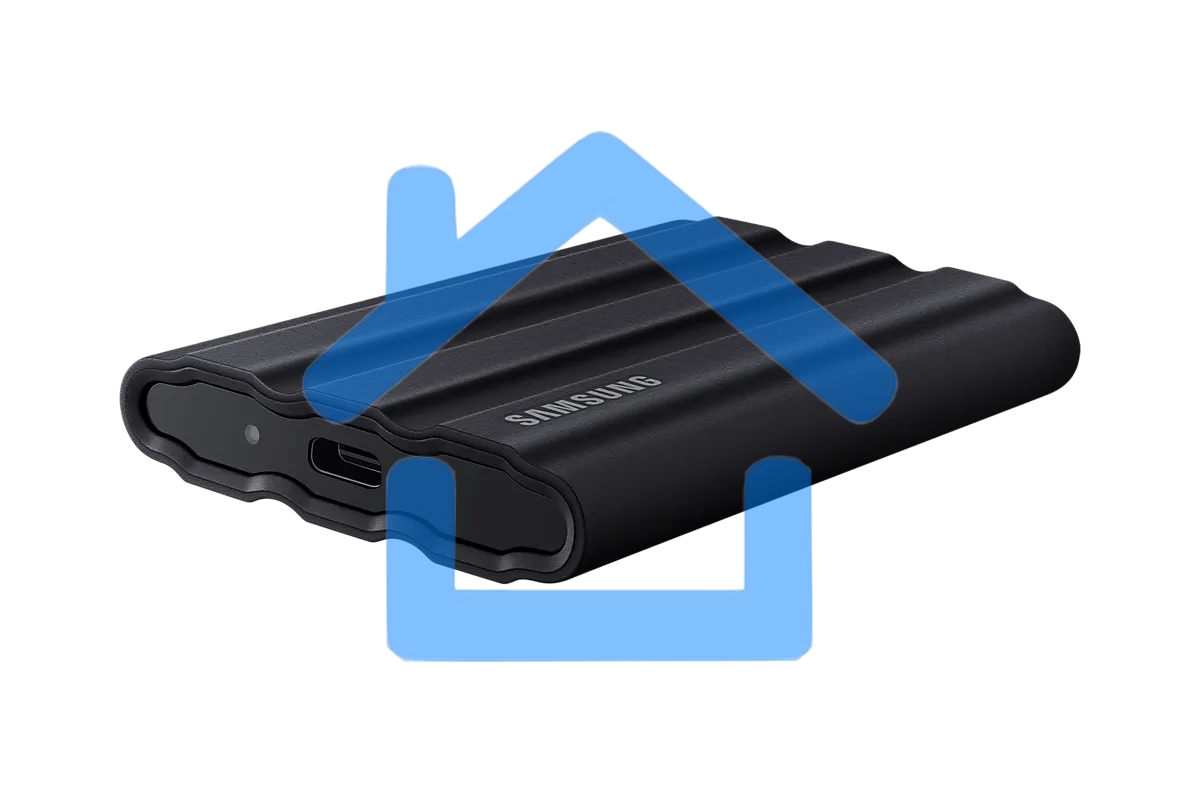 Твердотельный диск 1TB Samsung T7 Shield MU-PE1T0S/WW, V-NAND, USB 3.2 Gen 2 Type-C R/W - 1000/1050 MB/s /EU