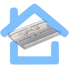 Замок для крепления S-15, S-25, SP-100, SP-150, SP-200, SP-75 на DIN-рейку, алюм.