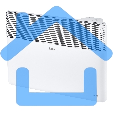 Комплект Ballu Apollo Transformer с блоком управления и шасси BEC/AT-1500-4E белый, 1500 Вт, 20 м2, дисплей, термостат