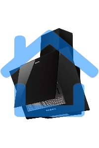 Вытяжка наклонная Maunfeld Wind 60 A черный, 60 см, 700 куб. м/ч, 47 дБ