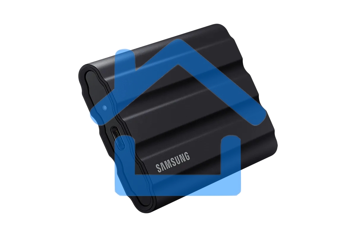 Твердотельный диск 1TB Samsung T7 Shield MU-PE1T0S/WW, V-NAND, USB 3.2 Gen 2 Type-C R/W - 1000/1050 MB/s /EU