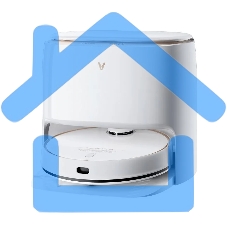 Робот-пылесос Viomi Alpha3 Pro белый V-RVCLMD50A, 50 Вт, 5200 мА·ч Li-Ion, уборка сухая/влажная, пылесборник контейнер 0.42 л