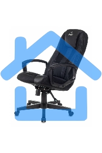 Кресло игровое Бюрократ Zombie 9 черный/серый, искусст.кожа/ткань, крестовина пластик