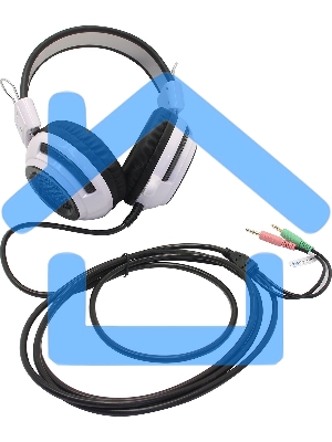 Наушники с микрофоном Oklick HS-G300 белый/черный 2.5м мониторы