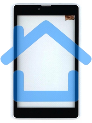 Сенсорное стекло (тачскрин) для Irbis TZ737, черное с рамкой