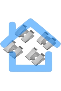 Электрическая варочная панель HOMSair HVC43DBK Hi-Light, независимая, черный