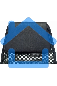 Кресло компьютерное Бюрократ KB-5M TW-01 3C11 черный, сетка/ткань, с подголов. крестовина металл черный