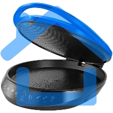 Пиццамейкер Kitfort КТ-3680 1800Вт синий/черный