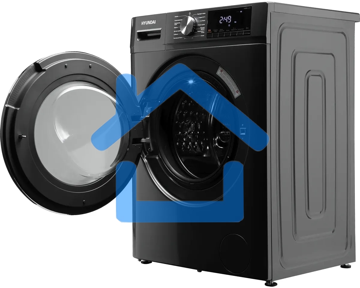 Стиральная машина Hyundai WFD9403 темно-серый, загрузка фронтальная 10кг, 1400 об/мин., класс: B