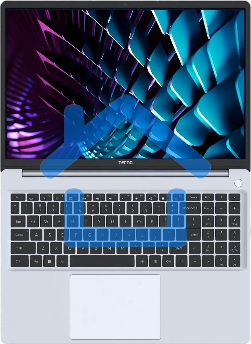 Ноутбук Tecno MegaBook K16SDA серебристый Ryzen 5 7430U 16Gb SSD1Tb AMD Radeon Graphics 16