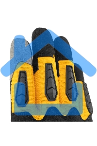 Перчатки универсальные Denzel 68002 усиленные, с защитными накладками, размер 9