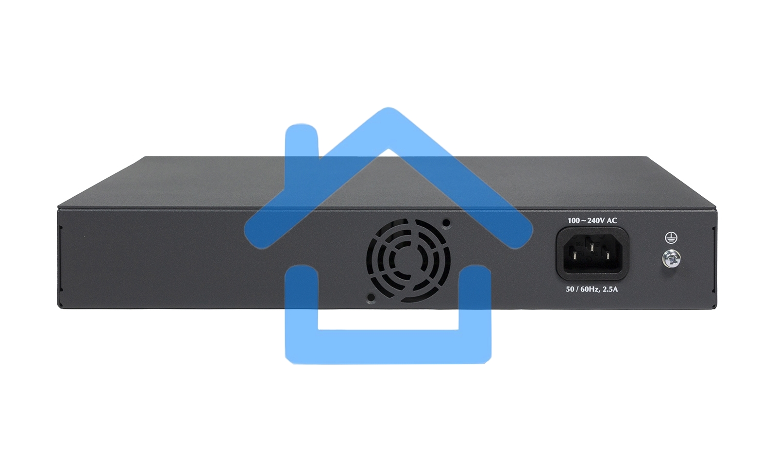 Коммутатор Managed L2 Switch 8x1000Base-T, 2x1000Base-X SFP, RJ45 Console, 19