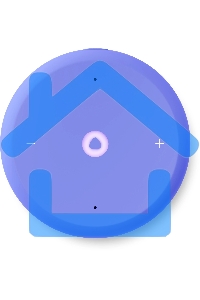 Умная колонка Yandex Станция Лайт 2 Алиса фиолетовый 6W 1.0 BT/Wi-Fi 10м